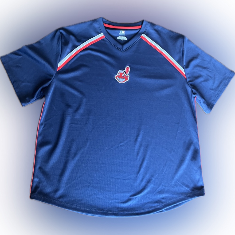 Vintage MLB Genuine Merchandise Cleveland Indians Guardians Jersey Tee